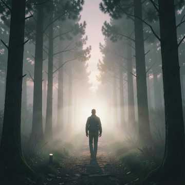 Silenzio tra alberi