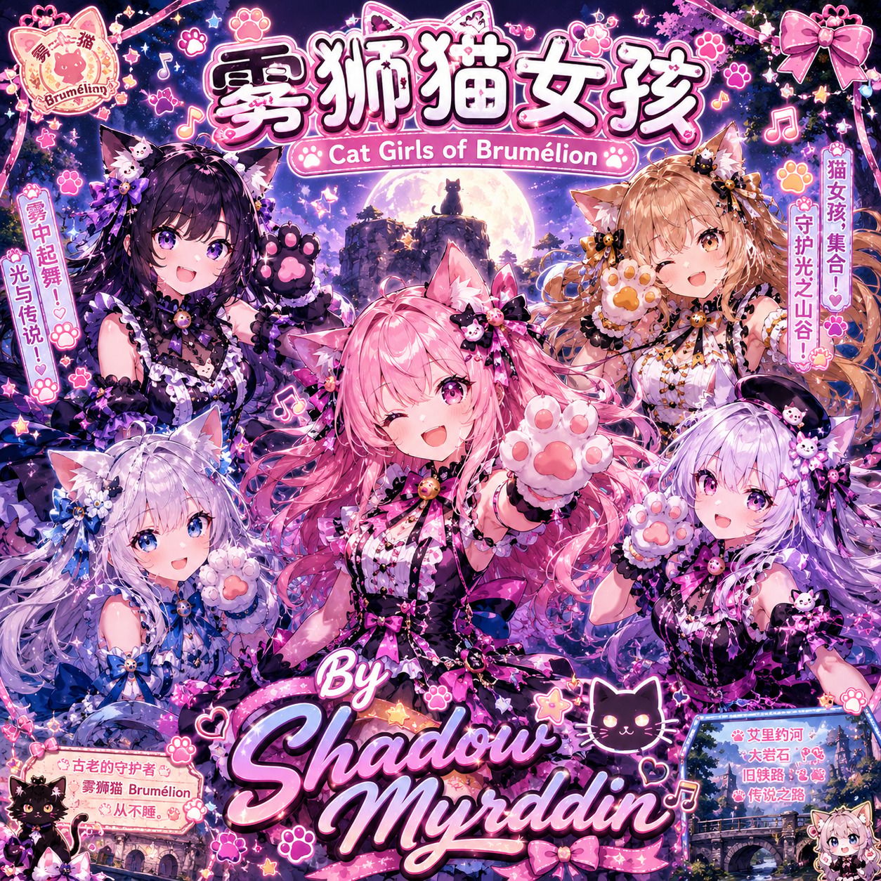 雾狮猫女孩 - Cat Girls of Brumélion