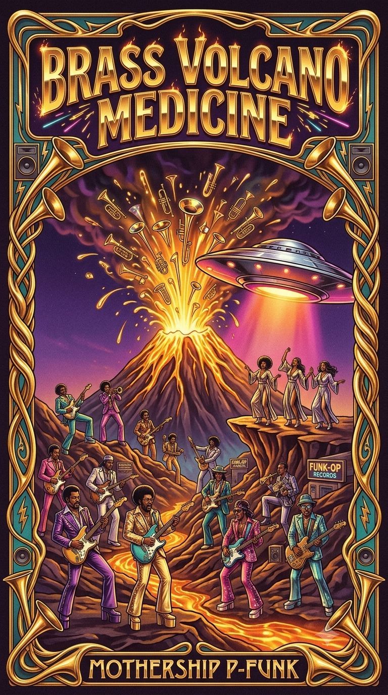 BRASS VOLCANO MEDICINE