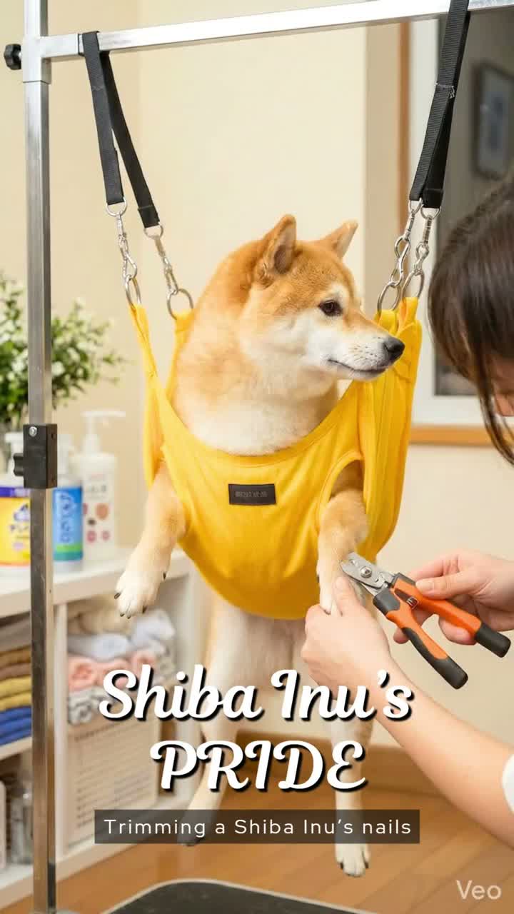 柴犬の爪切り Shiba Inu’s pride