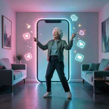 Бабуля в TikTok