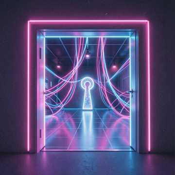Neon Doorway SKY - DJ LUCY & RISI ENERGY FOR GIRL