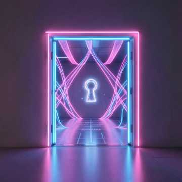 Neon Doorway SKY - DJ LUCY & RISI ENERGY FOR BOY