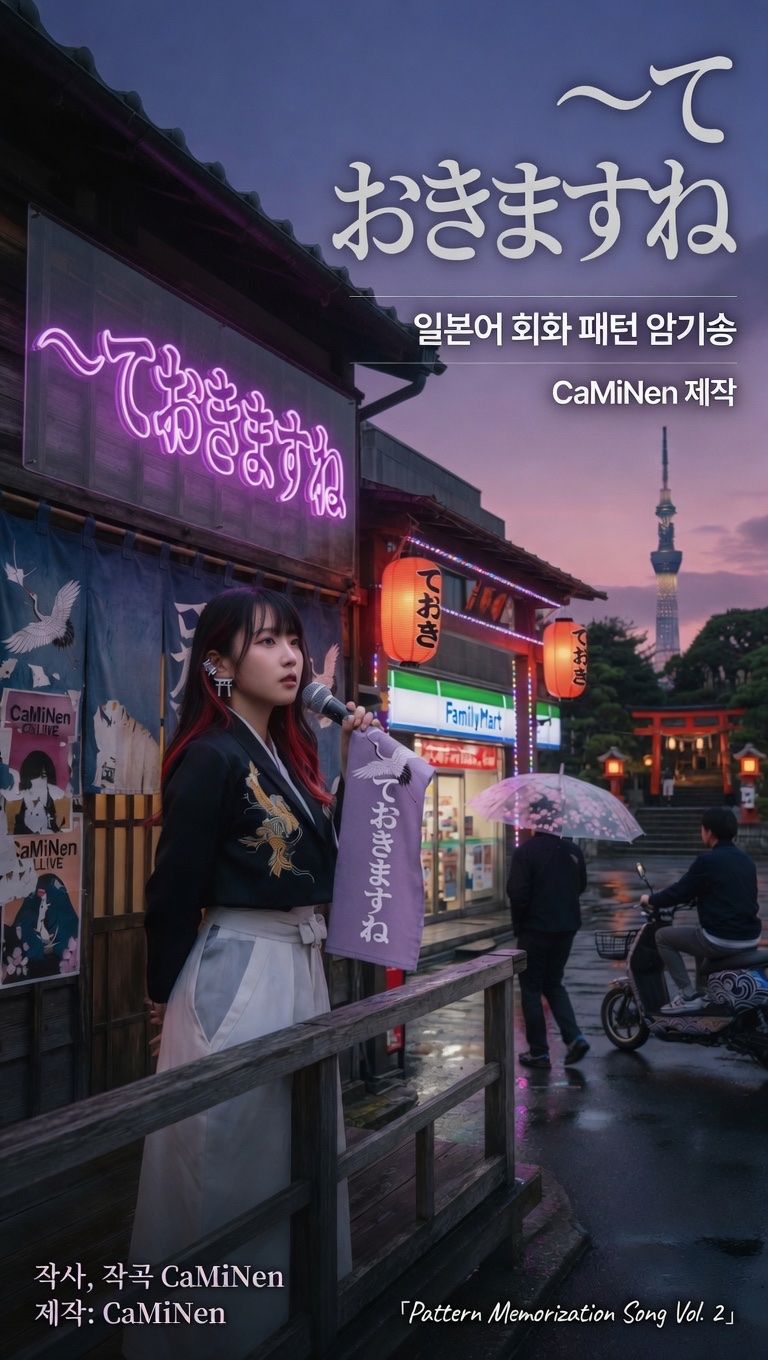 〜ておきますね！해 둘게요!