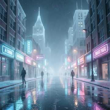 Drifting Through (Neon Winter Witchwave)