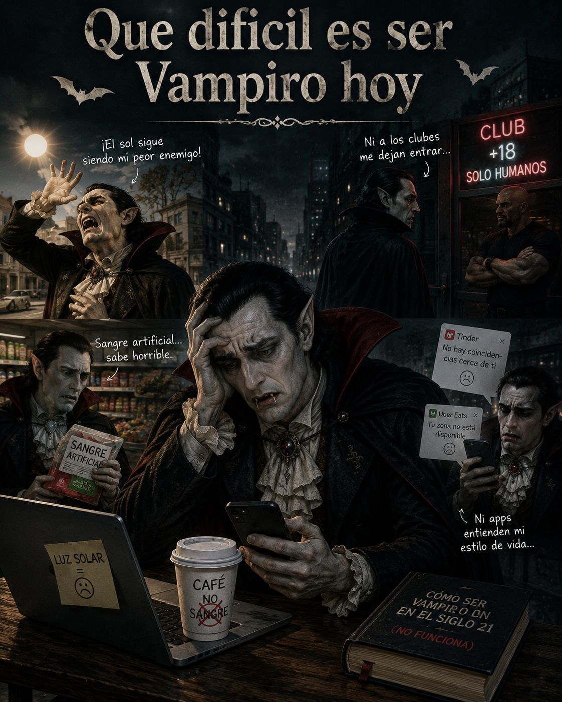 Que dificil es ser Vampiro hoy 
