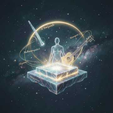 Nirvana inside, cosmic light, divine design: A Global Fusion by Khalil Asgar
