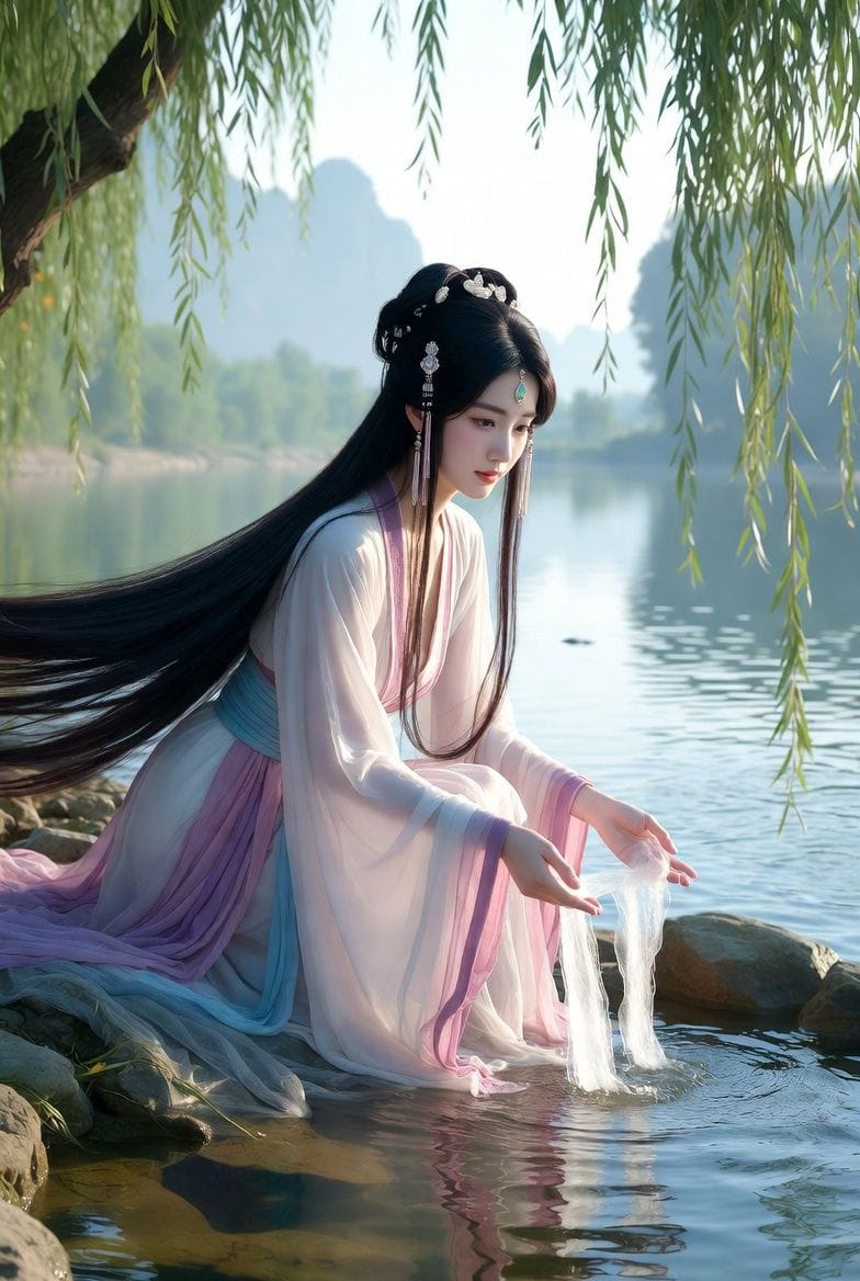 浣纱的人