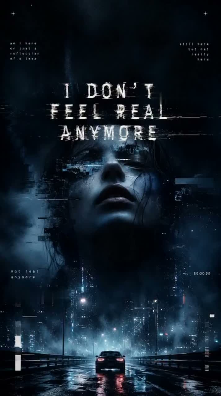 I DON’T FEEL REAL ANYMORE