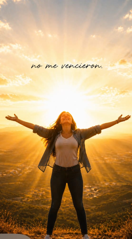 No me vencieron