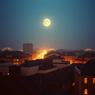 Moonlit Violin Rain