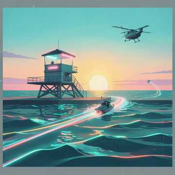 DJ LUCY & RISI 🌊 LIFEGUARD 3000 — OCEAN SCOOTER RESCUE