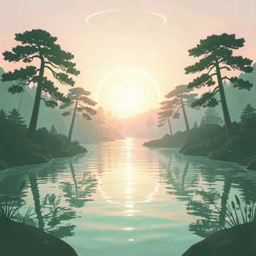 霧の河上昇