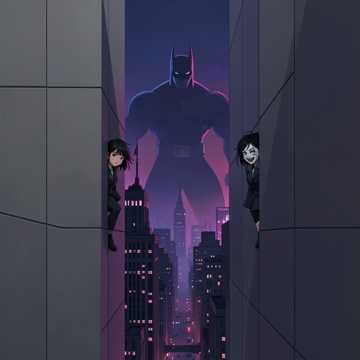 Anja and Becky in Arkham City