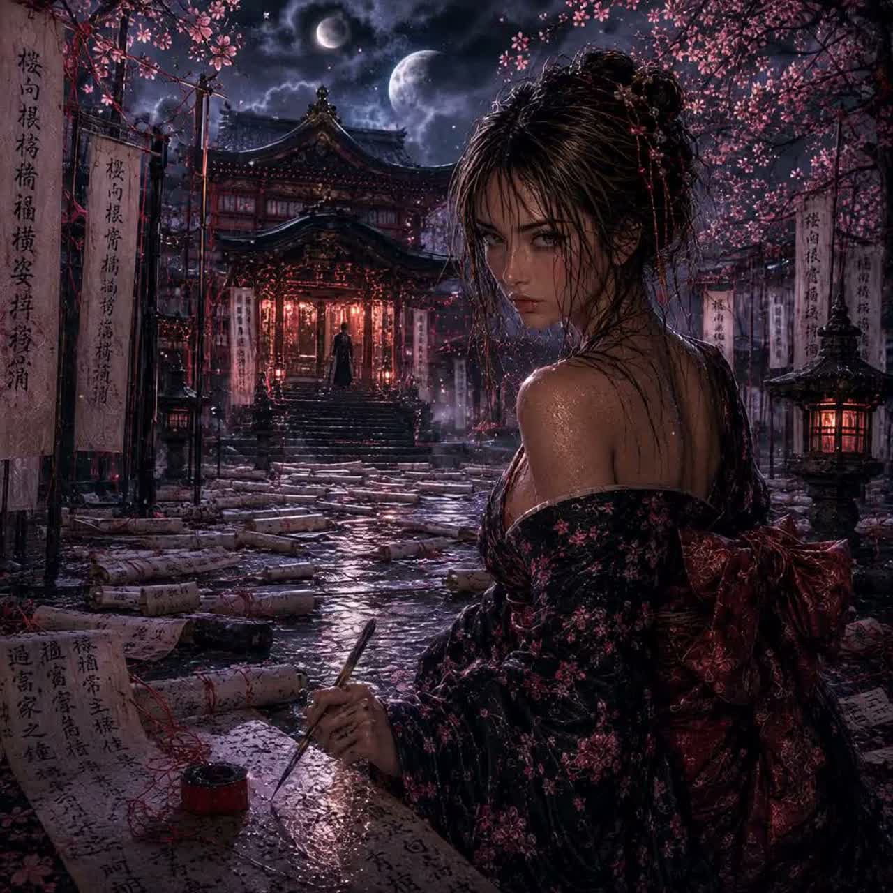 朽ちた凧紙