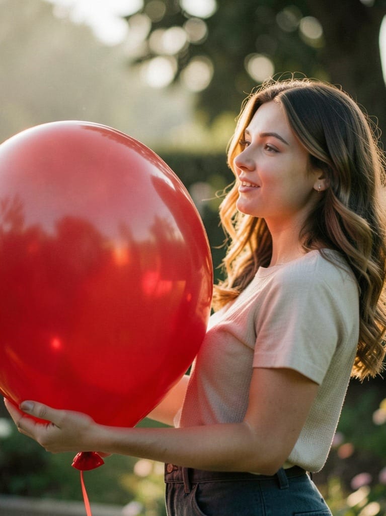 Roter Ballon