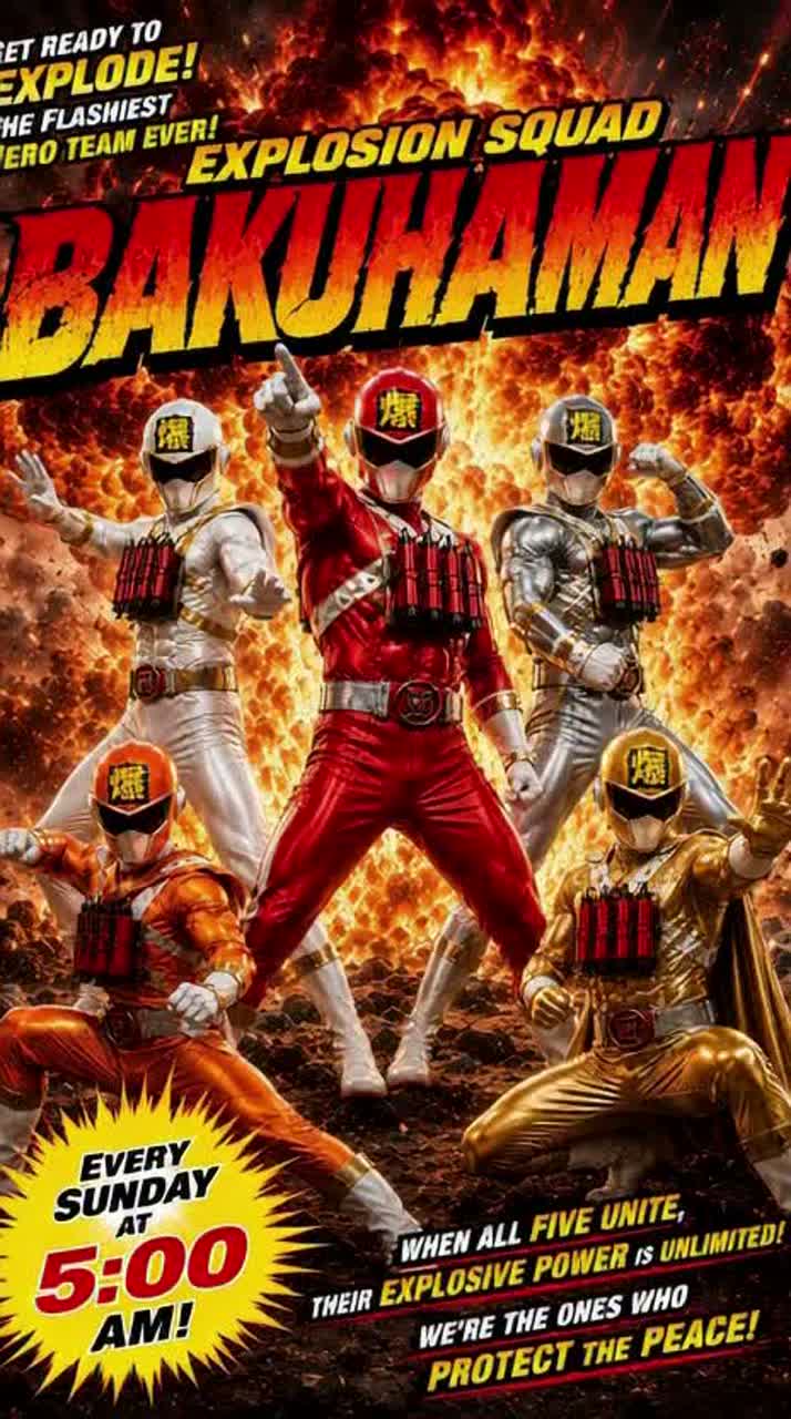 ♪ Blaze! Explosive Squadron BAKUHAMAN ~ EXPLOSION!! ~♪ Theme Song