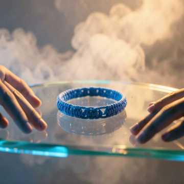Blue Thread Bracelet