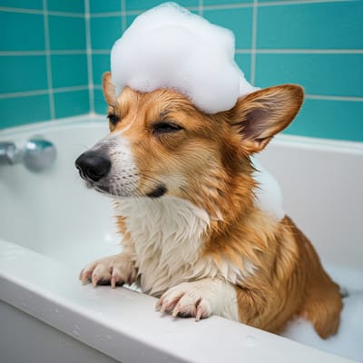 風呂はやだ(犬の歌)