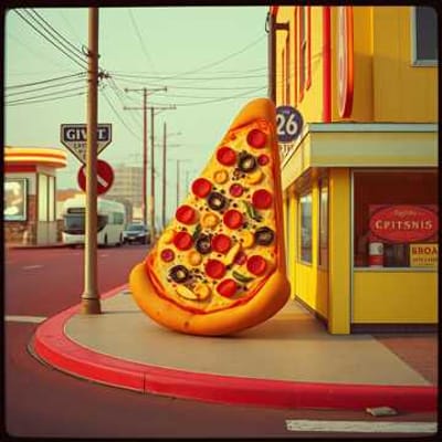 Pizza en Sant Jordi con J