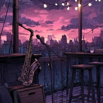 仲間と音の夜