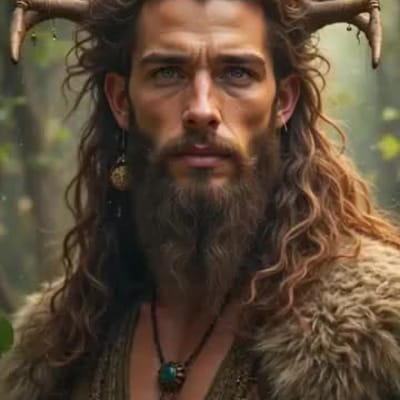 Cernunnos keltischer Gott der Wildnis ,der Tiere und des Waldes 🪲🌱