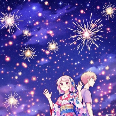 花火祭りであなたを見た【#花火大会】のキセキ