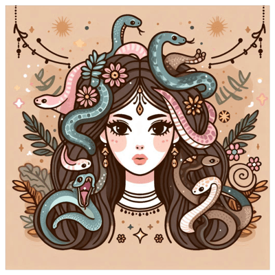 メドゥーサのストラップ -Medusa charm-
