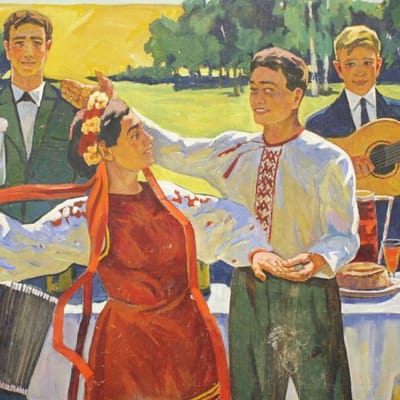 Два весілля /wedding song; resume - on the cover/ (© text)