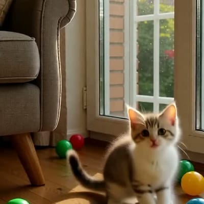 Мой котёночек-малютка