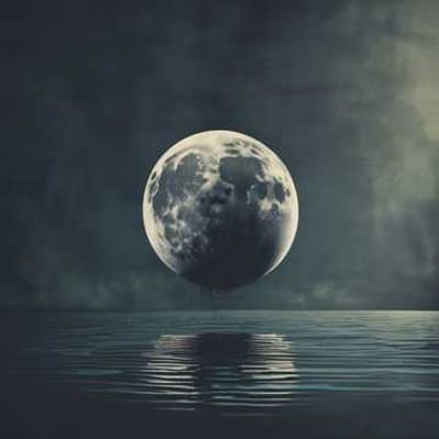 Луна одинОко лежит на воде(v4.5)...