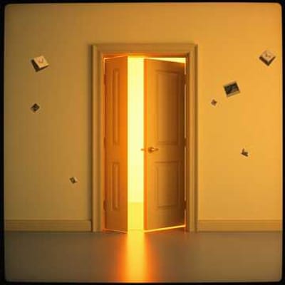Quand il ouvre la porte
