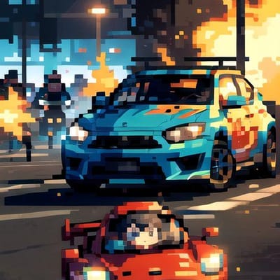 Overtake!? Fake Start Girls