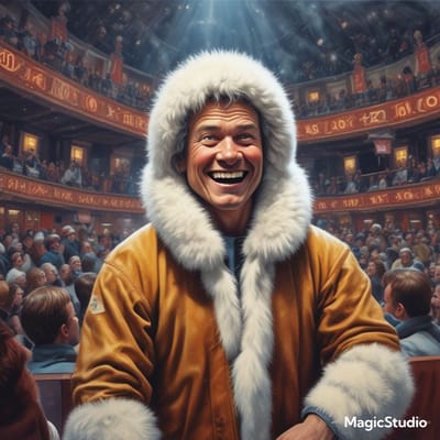 De foute stand up comedian -Eskimo