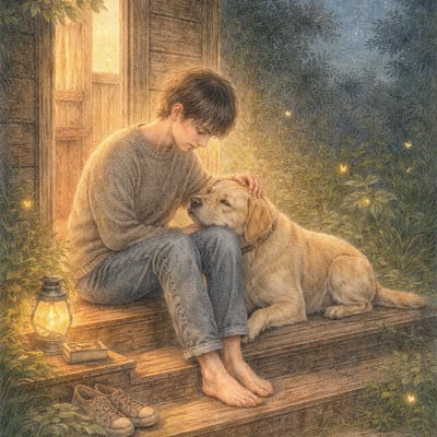 她在黑暗里
