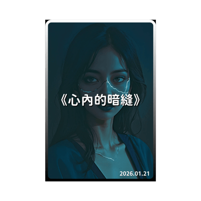 《心內的暗縫》(台語 自由詩)