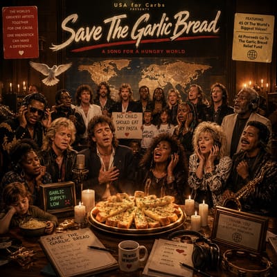 SAVE THE GARLIC BREAD