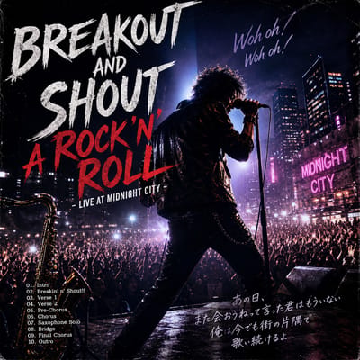 Breakout and Shout a Rock ’n’ Roll - Live at Midnight City -