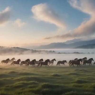 Одинокий табунщик / The Lone Herder