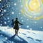 雪の静寂な夜