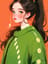 編みかけのセーター