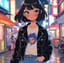 Title : 「ワタシ、自由。」(Watashi, Jiyuu.)(“I Am Free.”)