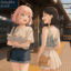 Pale Pink Mules (淡いピンクのミュール)