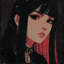 goth girl knife fight.