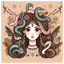 メドゥーサのストラップ -Medusa charm-