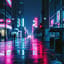 Neon Après la Pluie