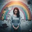 fake rainbow