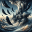 Black Feathers - by GVG.Creations