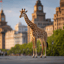 Giraffa in Città