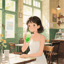 クリームソーダ (Melon Soda Float )